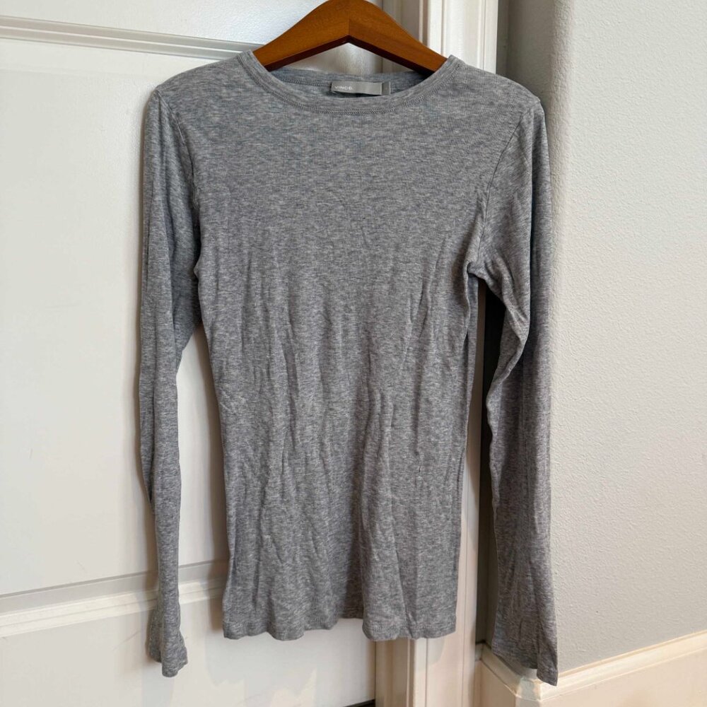 Vince Long Sleeve Crew Neck Tee New Without Tags - Picture 1 of 4
